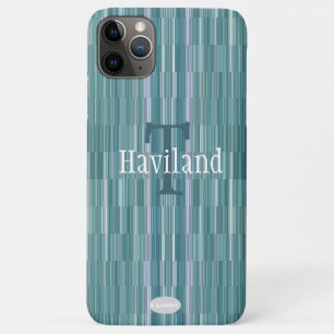 Case-Mate iPhone Case Monogramme de rayonnement Turquoise léger HAMbWG