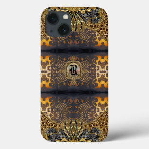 Coque Case-Mate iPhone Monogramme de style baroque Morjianae