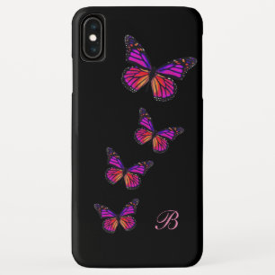 Case-Mate iPhone Case Monogramme de thème de nature de papillon