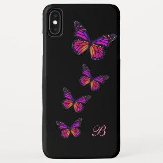 Case-Mate iPhone Case Monogramme de thème de nature de papillon