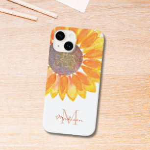 Coque Case-Mate iPhone Monogramme de tournesol