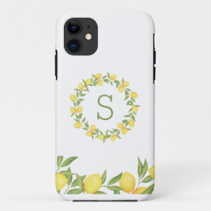 Case-Mate iPhone Case Monogramme de verdure de citrons