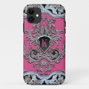 Case-Mate iPhone Case Monogramme d'élégance victorienne chic de Wayde Hi