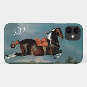 Coque Case-Mate iPhone Monogramme d'élevage du Cheval Piebald "Cehero"