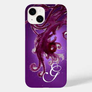 COQUE Case-Mate iPhone MONOGRAMME DES BERIÈRES ROUGES ET DES ÉPILES FLORA