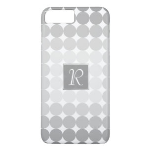 Etui iPhone Case-Mate Monogramme des cercles gris modernes