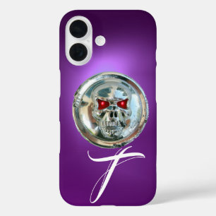 Coque Pour iPhone 16 MONOGRAMME DES CIVILS Violet