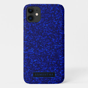 Case-Mate iPhone Case Monogramme des séquences d'étincelles Royal Bleue