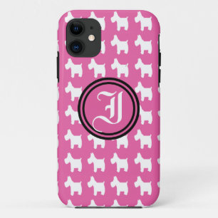 Coque iPhone 11 Monogramme d'habilitation (Westies)
