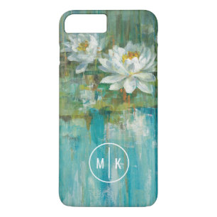 Coques Pour iPhone Monogramme  Eau Lily Pond