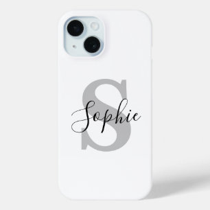 Coque Case-Mate iPhone Monogramme élégant