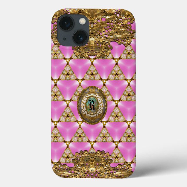 Coques Case-Mate iPhone Monogramme élégant de Vaylecourt (Verso)