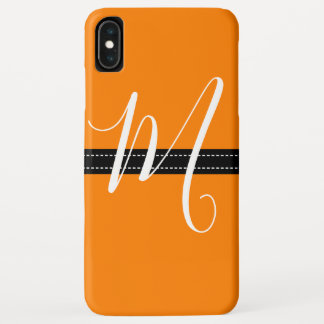 Case-Mate iPhone Case Monogramme Elegant Orange Solide couleur