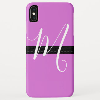 Case-Mate iPhone Case Monogramme Elegant Orchid couleur solide