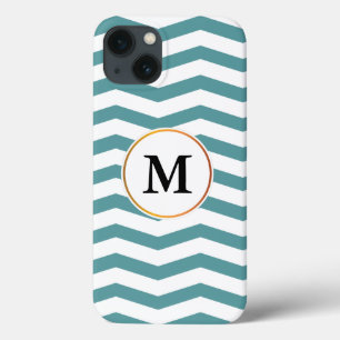 iPhone 13 Case monogramme et chevron