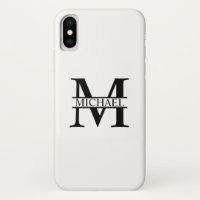 Monogramme et nom personnalisés