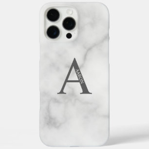 Coque iPhone 16 Pro Max Monogramme et nom personnalisés