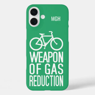 Coque Pour iPhone 16 Plus Monogramme et vélos couleur personnalisés