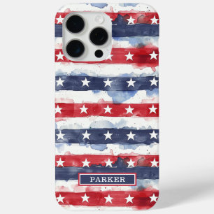 Coque Case-Mate iPhone Monogramme étoiles et bandes