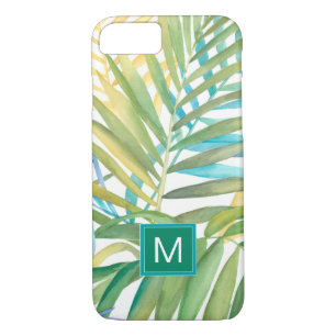 Etui iPhone Case-Mate Monogramme  Feuilles de palmiers tropicaux