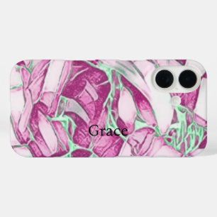 Coque Pour iPhone 16 Monogramme floral