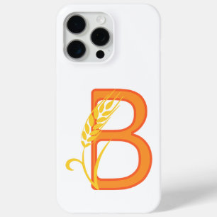 Coque Case-Mate iPhone monogramme floral B lettre majuscule