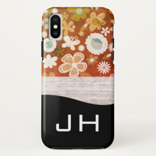 Case-Mate iPhone Case Monogramme Floral et Texture