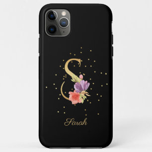 Case-Mate iPhone Case Monogramme Floral Personnaliser Nom Initiale Lettr