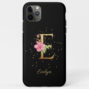 Case-Mate iPhone Case Monogramme Floral Personnaliser Nom Initiale Lettr
