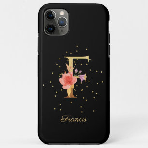 Case-Mate iPhone Case Monogramme Floral Personnaliser Nom Initiale Lettr