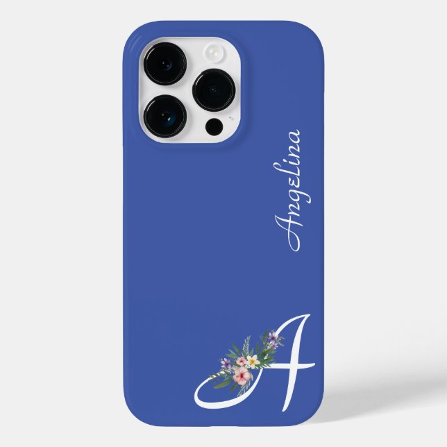 Coques Case-Mate iPhone Monogramme Floral  Une Retraite (Verso)