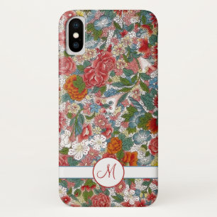 Case-Mate iPhone Case Monogramme floral Vintage coloré Chinoiserie