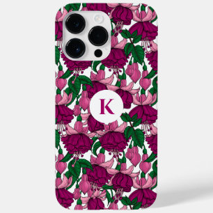 Coque Case-Mate iPhone monogramme Fuchsia