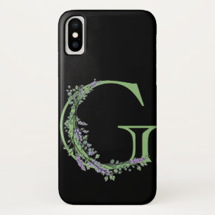Case-Mate iPhone Case Monogramme G Lavande Eucalyptus