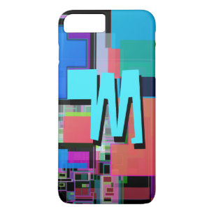 Case-Mate iPhone Case Monogramme géométrique coloré inspiré des années 9