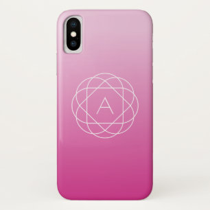 Case-Mate iPhone Case Monogramme géométrique semblable à une fleur Omb