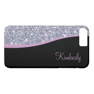 Coque iPhone 8 Plus/7 Plus Monogramme Girly Bling