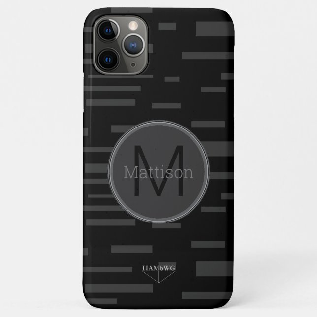 Coques Case-Mate iPhone Monogramme HAMbWG (Dos)