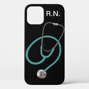 Case-Mate iPhone Case Monogramme Infirmière Médicale Thème R.N.