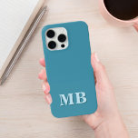Case-Mate iPhone Case Monogramme initial minimaliste moderne<br><div class="desc">Étui téléphonique minimaliste Moderne Initiale Monogramme. Créez votre propre coque iphone personnalisé avec un nom initial personnalisé.</div>