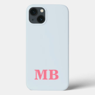 Case-Mate iPhone Case Monogramme initial minimaliste moderne