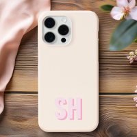 Monogramme initial moderne