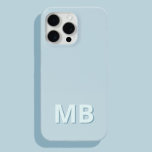 Coque Case-Mate iPhone Monogramme initial moderne simple<br><div class="desc">Boîtier Téléphonique Monogramme Initiale Simple Et Moderne. Créez votre propre coque iphone personnalisé avec un nom initial personnalisé.</div>