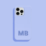 Coque Case-Mate iPhone Monogramme initial moderne simple<br><div class="desc">Boîtier Téléphonique Monogramme Initiale Simple Et Moderne. Créez votre propre coque iphone personnalisé avec un nom initial personnalisé.</div>