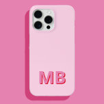 Coque Case-Mate iPhone Monogramme initial moderne simple<br><div class="desc">Boîtier Téléphonique Monogramme Initiale Simple Et Moderne. Créez votre propre coque iphone personnalisé avec un nom initial personnalisé.</div>