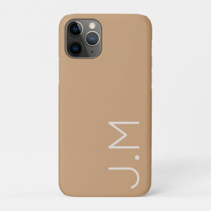 Case-Mate iPhone Case Monogramme initial neutre minimal personnalisé