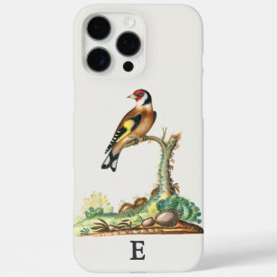 Coque iPhone 16 Pro Max Monogramme Initial Personnalisé de Chardonneret Do