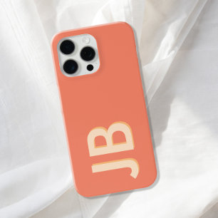 Coque Case-Mate iPhone Monogramme initial personnalisé en gras
