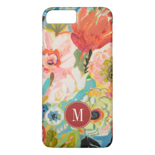 Coque iPhone 7 Plus Monogramme   Jardin secret Floral III