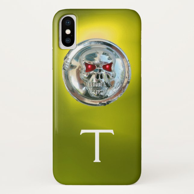COQUES Case-Mate iPhone MONOGRAMME JAUNE DES ÉQUIPAGES (Dos)